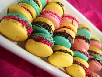 Colorful Macaroons Wallpaper Adorable