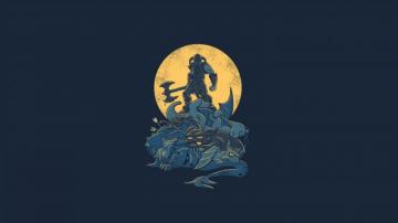 Minimalist Gaming Wallpaper Skyrim