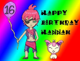 Happy 16th BirtHDay Hannah By Thundrkitty