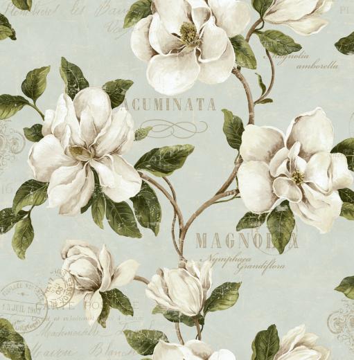 Wallquest Jaima Brown Charleston Home Magnolia Lane
