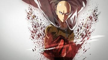 One Punch Man Saitama Wallpaper White Background