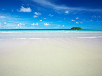 White Beach Wallpaper