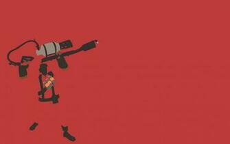 Tf2 Red Pyro Minimalist Wallpaper By Bohitargep