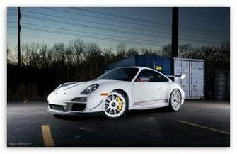 White Porsche Gt3 Rs HD Desktop Wallpaper Widescreen