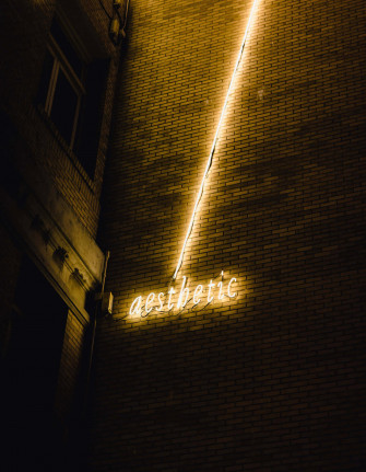 Yellow Neon Light Wallpaper