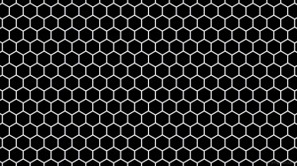 Black Honeycomb Wallpaper