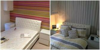 Cover Up Ugly Wallpaper In A Rental Le Chic By Nadia