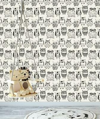 World Menagerie Napoleon Removable Nursery Cute Owls L X