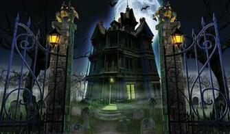 Haunted House Halloween HD Wallpaper