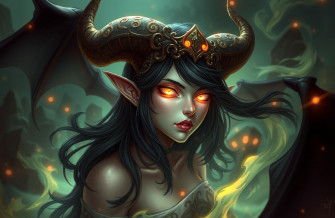 Female Demon Wallpaper