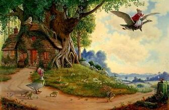 Mother Goose Wallpaper
