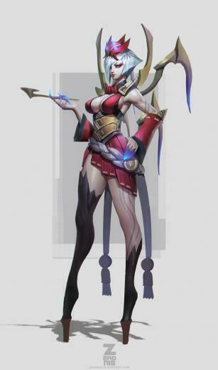 Elise Blood Moon Concept By Zeronis
