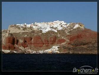 Santorini Island Screensaver