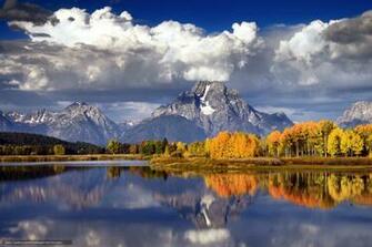 Wallpaper Autumn Mountain Mountains Sky Desktop