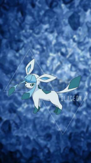 Wallpaper Glaceon Random Stuffs Pokemon Eeveelutions