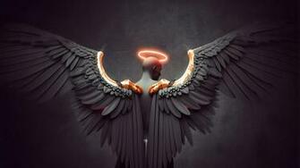 Angel Wings Background Picture All White