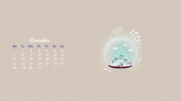 December Desktop Background Calendar Printable