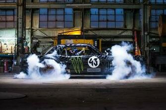 Wallpaper Car Ford Mustang Ken Block Gymkhana