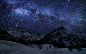 Way Galaxy Stars Light Show Night Wallpaper Wallpaperbyte