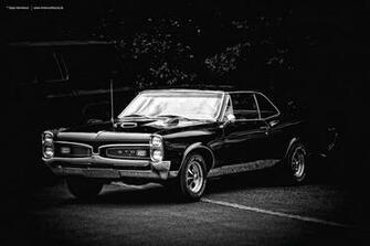Pontiac Gto Black White By Americanmuscle