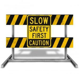 Safety Barricade Stock Photo Atlantic Training