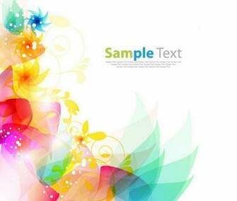 Floral Abstract Background Vector Graphics All Web