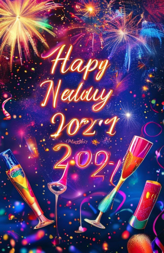 Happy New Year HD Wallpaper