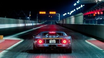 Cars Ford Gt Drag Racing Wallpaper