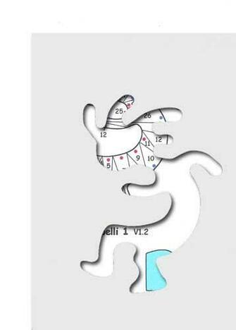 Santa Fe Jewelers Kokopelli Sterling Silver Pendant Inch Necklace