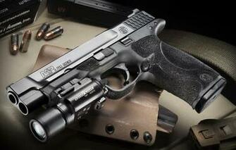 Wallpaper Smith Wesson M P Gun Guns Flashlight
