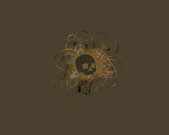 Desktop Wallpaper Cool Brown Skull