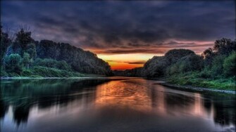 River Nile Night Look Wallpaper HD