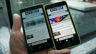 Lumia Versus High Brightness Screen Setting Medium