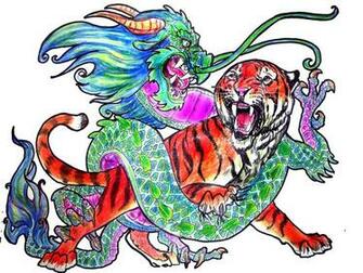 Dragon Vs Tiger Wallpaper By