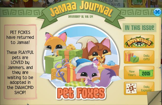 Jamaa Journal Archive Pet Foxes And The Jamaaliday Rescue