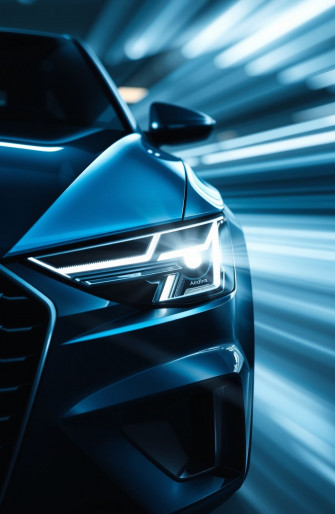 Audi Headlights Wallpaper