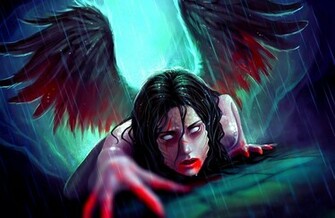 Devil Escaping From Hell Painting HD Wallpaper