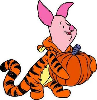 Halloween Piglet Tigger Costume Kaneva Pattern