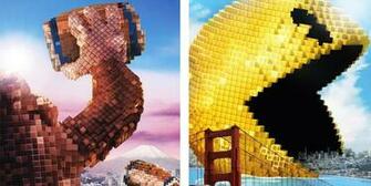 Pixel Movie Pac Man Wallpaper