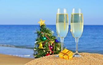 Wallpaper Holiday New Year Sea Ocean Christmas Beach Sand Wine
