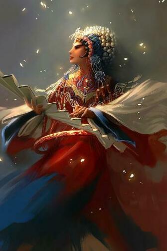 Chinese Opera iPhone 4s Wallpaper