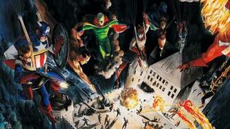 Marvel Comics Invaders Alex Ross Wallpaper Art HD