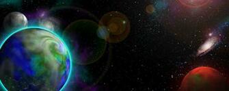Abstract Dual Screen Wallpaper