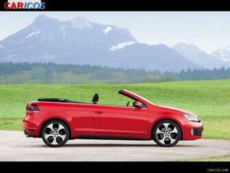 Volkswagen Golf Gti Cabriolet Roof Opened Wallpaper