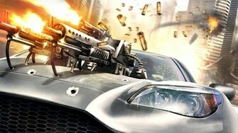Machine Gun Car Wallpaper