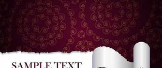 Retro Wallpaper Tear Marks Vector