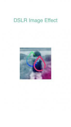 Posterizer Dslr Blur Effect App For iPhone