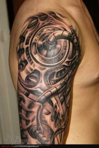 Top Best Biomechanical Tattoos For Men Improb
