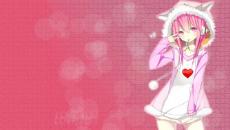 Cute Pink Anime Girl Wallpaper By Newbmangadrawer