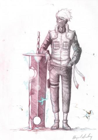 Sketches Naruto Shippuden Drawings Manga Lightning Kakashi Hatake
